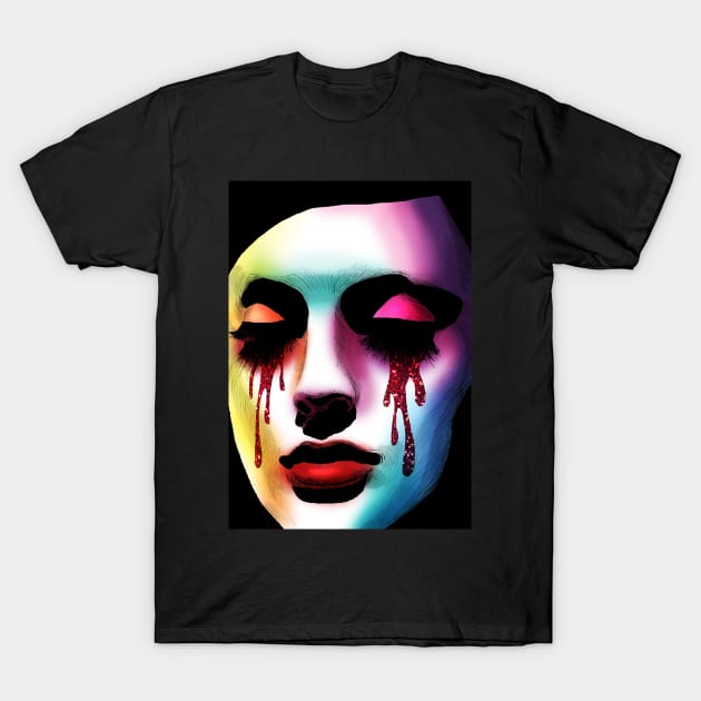 Glitter Tears T-Shirt by VeronicaLux